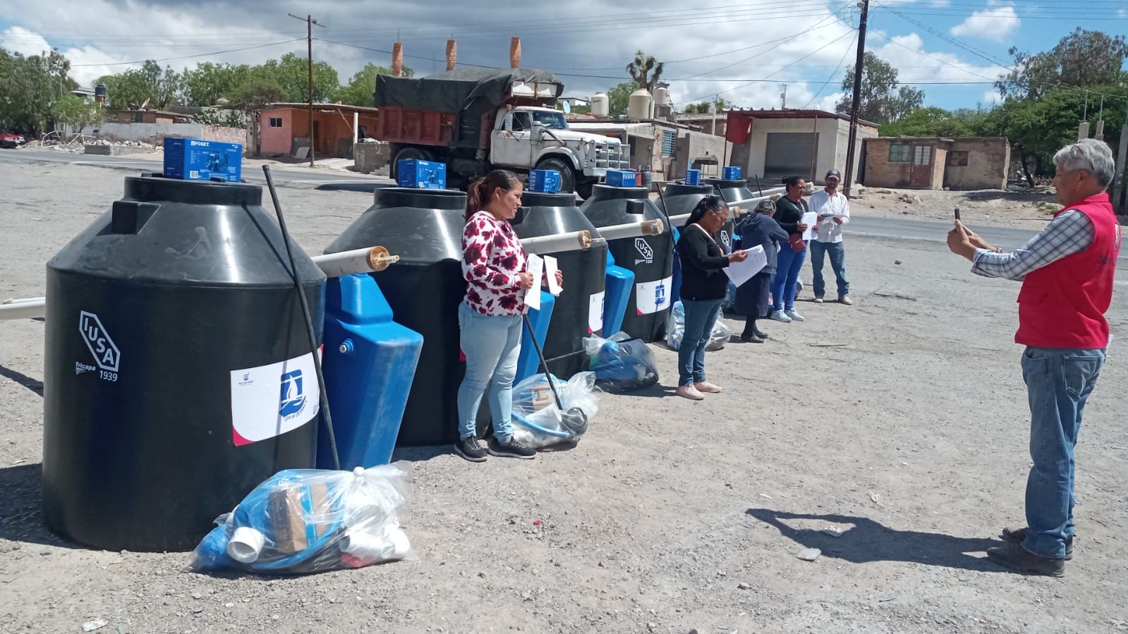 Programa Con Mi Cisterna Sí del Gobierno de la Capital, beneficia a ...