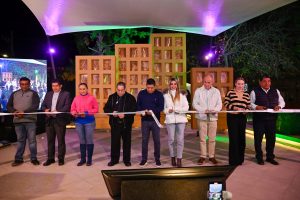 RGC inaugura restauración del atrio de la Iglesia de Tlaxcala