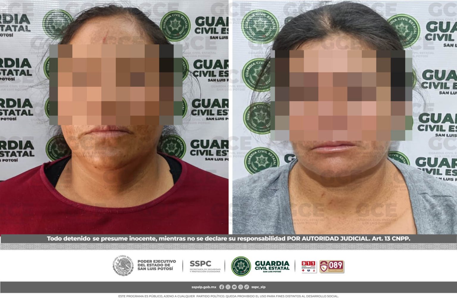 Por presuntas lesiones mutuas, dos mujeres son detenidas por guardia ...