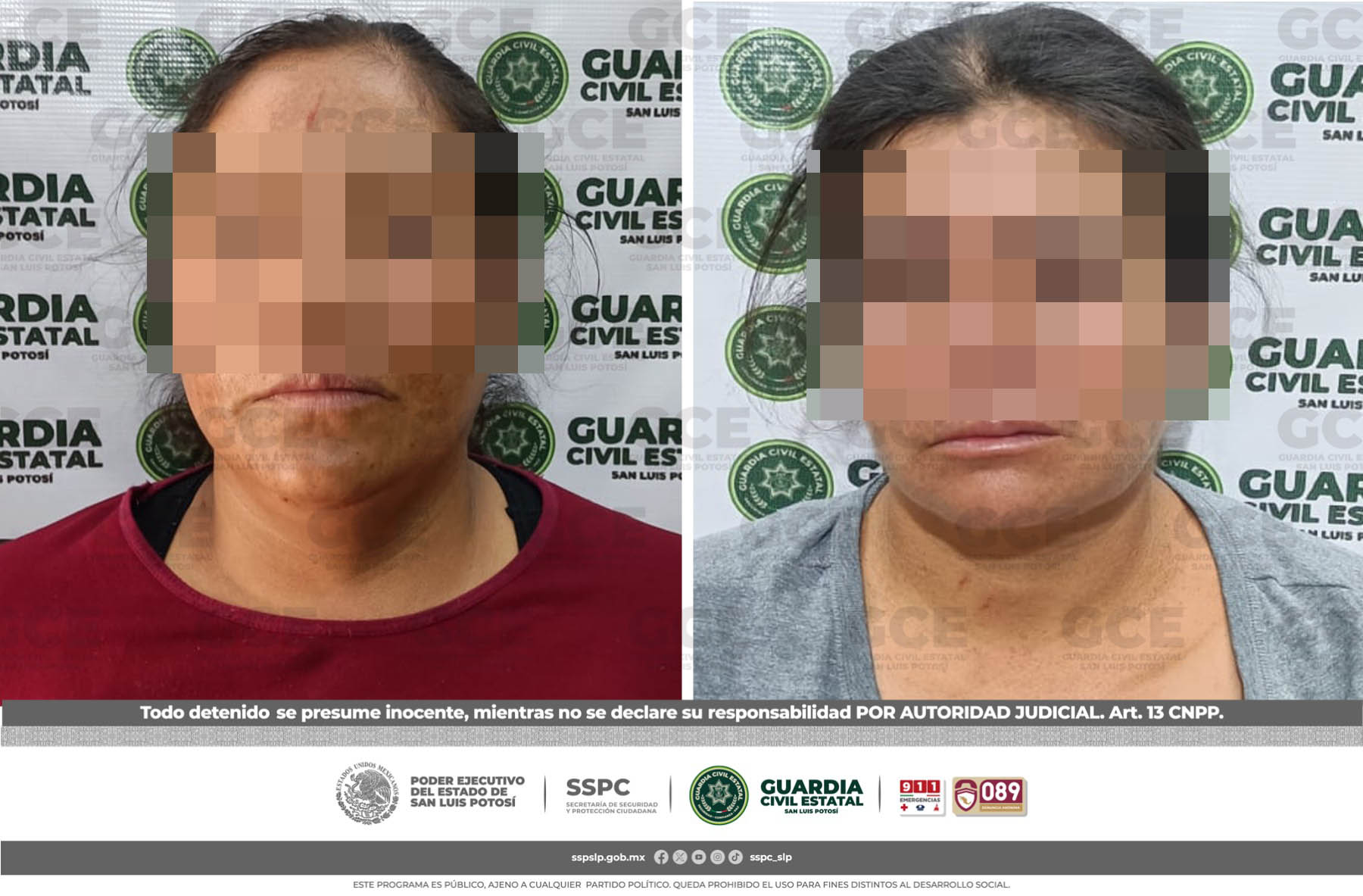 Por presuntas lesiones mutuas, dos mujeres son detenidas por guardia ...