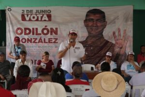 Firme apoyo al proyecto de Odilón González en Barrio de la Cruz, Chapulhuacanito