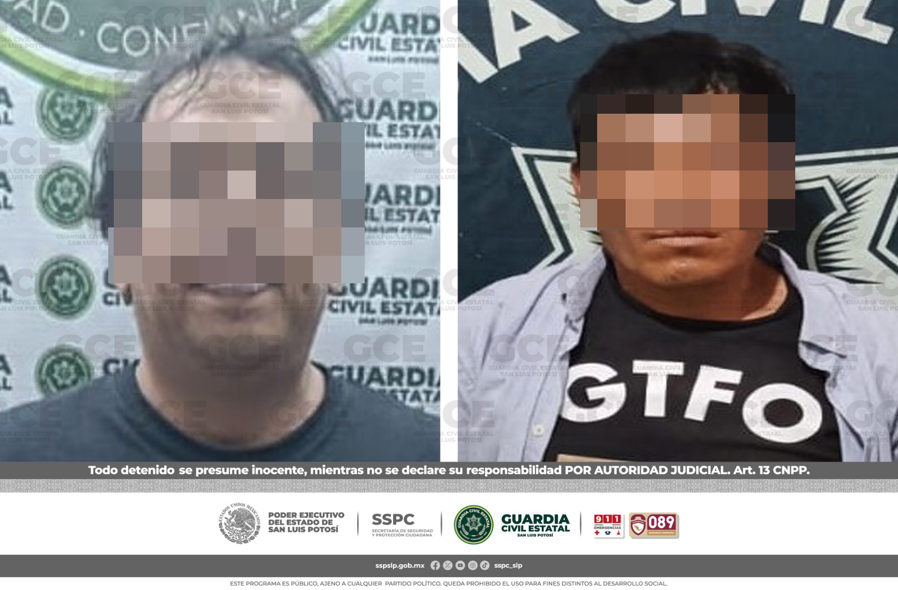 Por el probable delito de violencia familiar, dos hombres son detenidos ...