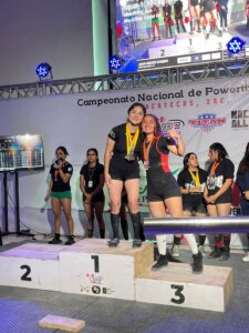 Ana Sophia Arriola Vargas Impone Récord Nacional en el XV Campeonato Nacional de Powerlifting en Zacatecas