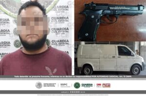 GUARDIA CIVIL ESTATAL DETIENE A DOS PERSONAS CON ARMAS DE FUEGO Y CARTUCHOS