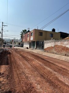 Ayuntamiento de San Luis Potosí colabora en obra de pavimentación en Garita de Jalisco