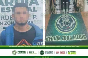 EN OPERATIVO “INVIERNO SEGURO 2024” GUARDIA CIVIL ESTATAL ASEGURA A PRESUNTO POR ROBO A COMERCIO