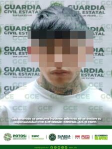 POR ROBO A TRANSEÚNTE, HOMBRE ES DETENIDO POR GUARDIA CIVIL ESTATAL