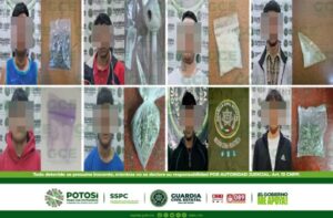 CON DIFERENTES DOSIS DE ESTUPEFACIENTES, 16 PERSONAS SON DETENIDAS POR LA GUARDIA CIVIL ESTATAL