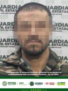 GUARDIA CIVIL ESTATAL DETIENE A INDIVIDUO POR PRESUNTAMENTE AGREDIR A SU PAREJA