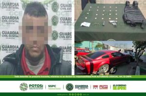 TRAS OPERATIVO EN LA COLONIA INDUSTRIAL AVIACIÓN, GUARDIA CIVIL ESTATAL CAPTURA A PRESUNTO CON ARMA DE FUEGO