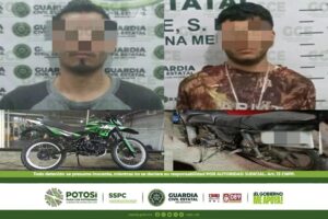 GUARDIA CIVIL ESTATAL ASEGURA SEIS UNIDADES EN ESTATUS IRREGULAR; HAY CINCO DETENIDOS