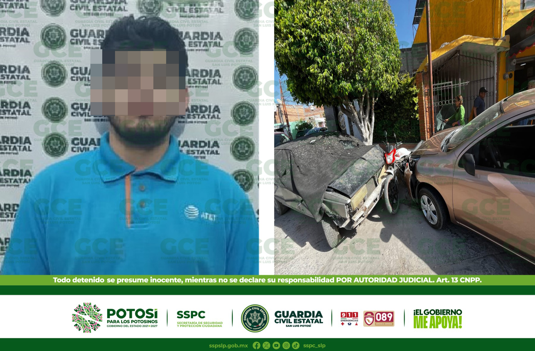 Un conductor fue detenido por presuntamente causar lesiones en un hecho ...