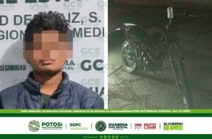 UN HOMBRE QUE MANEJABA DE MANERA TEMERARIA FUE DETENIDO POR GUARDIA CIVIL ESTATAL