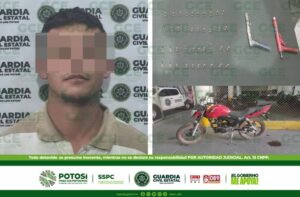 HOMBRE QUE PORTABA DOS ARMAS DE FUEGO ARTESANAL Y CARTUCHOS, FUE DETENIDO POR LA GUARDIA CIVIL ESTATAL Y SEDENA