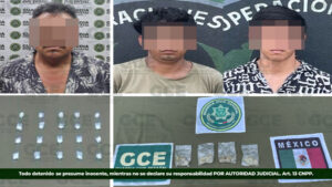 Guardia civil estatal detiene a presuntos con sustancias psicotrópicas