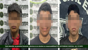 Por presunto allanamiento, tres personas son detenidos por la guardia civil estatal