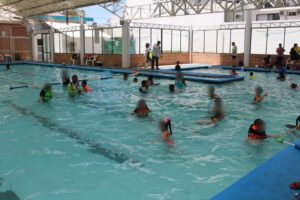 GUARDIA CIVIL ESTATAL FESTEJA A NIÑOS Y NIÑAS CON RECREACIÓN ACUÁTICA Y EVENTOS DEPORTIVOS