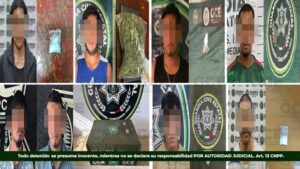 GUARDIA CIVIL ESTATAL ASEGURA A 32 PERSONAS POR PROBABLE POSESIÓN DE DROGA