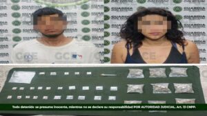 PRESUNTOS SON DETENIDOS POR GUARDIA CIVIL ESTATAL TRAS ASEGURARLES DOSIS DE ENERVANTES