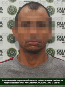 GUARDIA CIVIL ESTATAL DETIENE A HOMBRE QUE CONTABA CON ORDEN DE APREHENSIÓN 