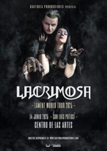 LACRIMOSA VUELVE A SAN LUIS POTOSÍ CON SU LAMENT WORLD TOUR 2025