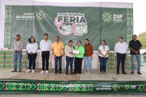 APOYOS SIN LÍMITES IMPULSA DIF ESTATAL CON FERIA DE LA SALUD EN TAMASOPO