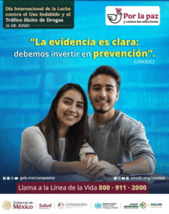 26 DE JUNIO, DÍA INTERNACIONAL CONTRA EL TRÁFICO ILÍCITO Y ABUSO DE DROGAS