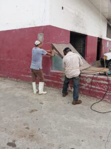 Avanza la rehabilitación del Rastro Municipal de Tamazunchale para mejorar sanidad y seguridad