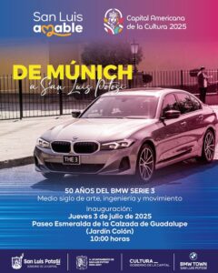Exposición “De Múnich a San Luis Potosí” será expuesta en la Calzada de Guadalupe con fotografías e ilustraciones de BMW
