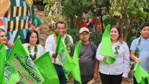 Mejoran movilidad en Tamazunchale con pavimentación en Barrio Benito Juárez