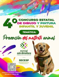 CONVOCA ESTADO A CONCURSO DE DIBUJO Y PINTURA SOBRE PROTECCIÓN ANIMAL