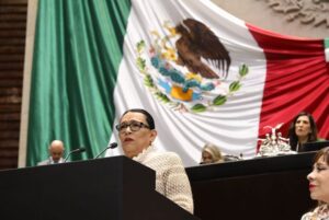 Rosa Icela Rodríguez destaca avances de la 4T ante la Cámara de Diputados
