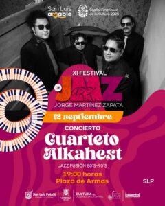 Alkahest Cuarteto, digno representante del Jazz potosino, presente en la edición XI de “Jorge Martínez Zapata”