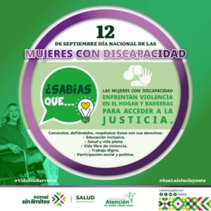 DÍA NACIONAL DE LAS MUJERES CON DISCAPACIDAD