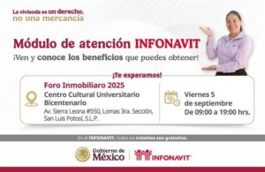 INFONAVIT REALIZARÁ FERIA DE ATENCIÓN EN SAN LUIS POTOSÍ