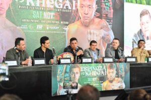 BOX INTERNACIONAL EN LA ARENA POTOSÍ: ESPINOZA VS. KHEGAI