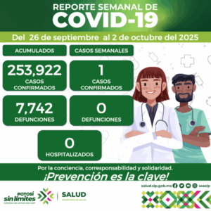 UN  NUEVO CASO POR COVID EN LA ENTIDAD