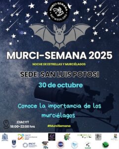 UASLP invita a descubrir la importancia de los murciélagos en la Murci Semana 2025