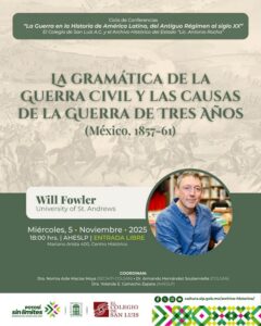 ESTADO IMPULSA CICLO DE CONFERENCIAS HISTÓRICAS