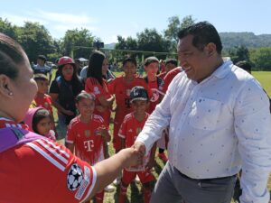 Inaugura Alcalde Adelaido Cabañas la Liga Municipal de Fútbol UDETA