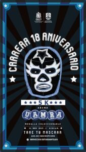 UAMRA-UASLP cumple 18 años y celebra con carrera atlética temática de lucha libre