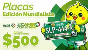 SECRETARÍA DE FINANZAS REITERA: PLACAS CONMEMORATIVAS DEL MUNDIAL COSTARÁN 500 PESOS