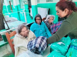DIF Municipal lleva apoyo y cariño al asilo “Jesús de la Misericordia”
