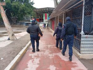 Policía refuerza patrullajes a pie en zonas clave de Tamazunchale