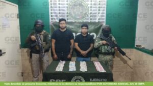 EN OPERATIVO INTERINSTITUCIONAL EN VILLA DE ARRIAGA, SON CAPTURADOS DOS PRESUNTOS GENERADORES DE VIOLENCIA