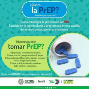 ACTIVO EL PROGRAMA DE PROFILAXIS PRE EXPOSICIÓN (PREP) EN SAN LUIS POTOSÍ