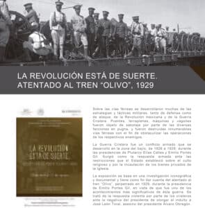 LA REVOLUCIÓN ESTÁ DE SUERTE. ATENTADO AL TREN ‘OLIVO’