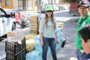 LA DIP. DULCELINA SÁNCHEZ REALIZÓ UNA CARAVANA PARA LLEVAR VIVERES PARA APOYAR A BRIGADISTAS, VOLUNTARIOS Y AUTORIDADES QUE COMBATEN INCENDIOS FORESTALES EN EL ALTIPLANO