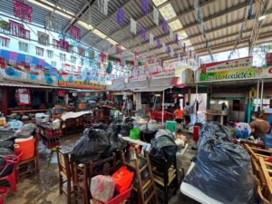 Refuerzan acciones sanitarias en Plazoleta de Guadalupe