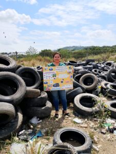 Arranca “Tamazunchale Libre de Dengue” con retiro masivo de llantas